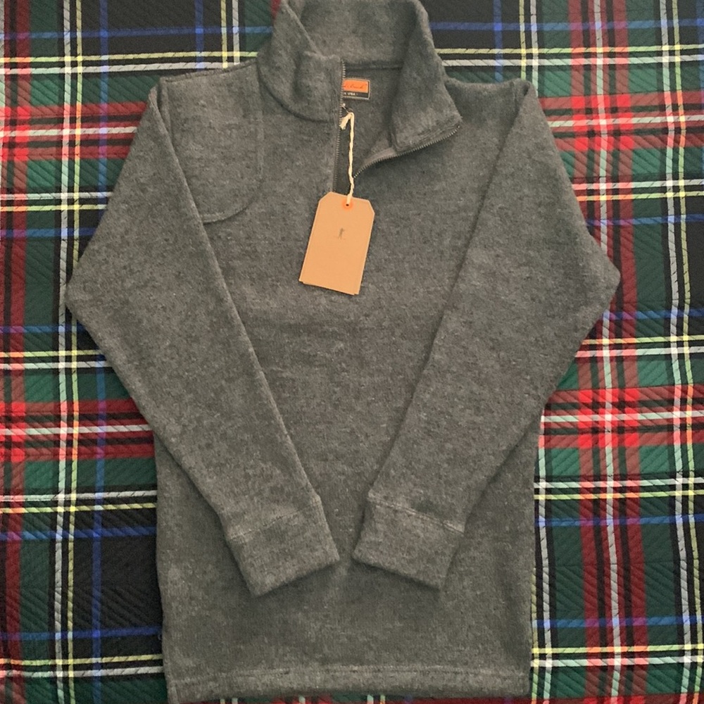 NWT Ball and Buck Merino Wool Quarter Zip Men’s Sweater